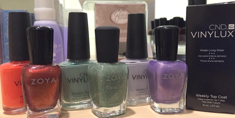 Ideas for pairing Vinylux and Zoya for the best of both worlds.