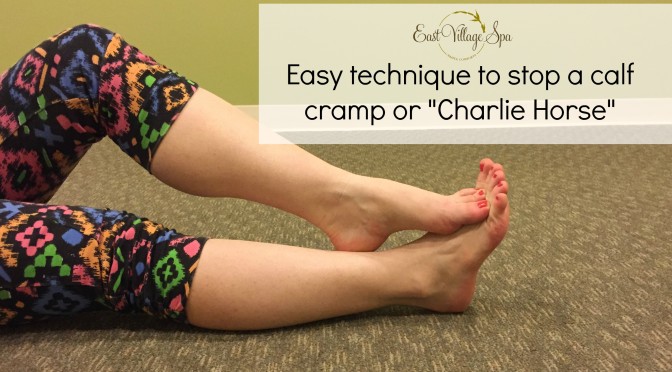 Quickly stop a calf cramp with this easy trick