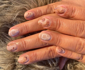 Hot chocolate manicure by Cyerra Kemp at East Village Spa